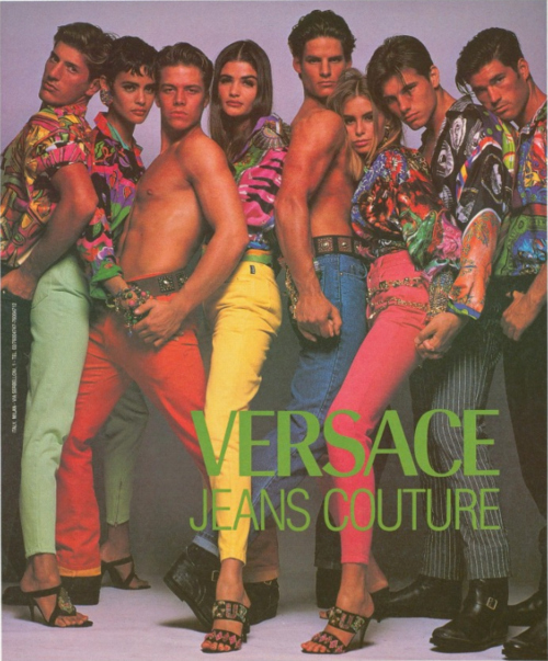 80s Versace Dress Couture/gianni Versace Couture Dress/jeans Dress