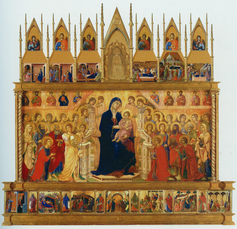Duccio S Maestà Was Placed On The High Altar Of Siena Cathedral On 9 June 1311 Italian Art